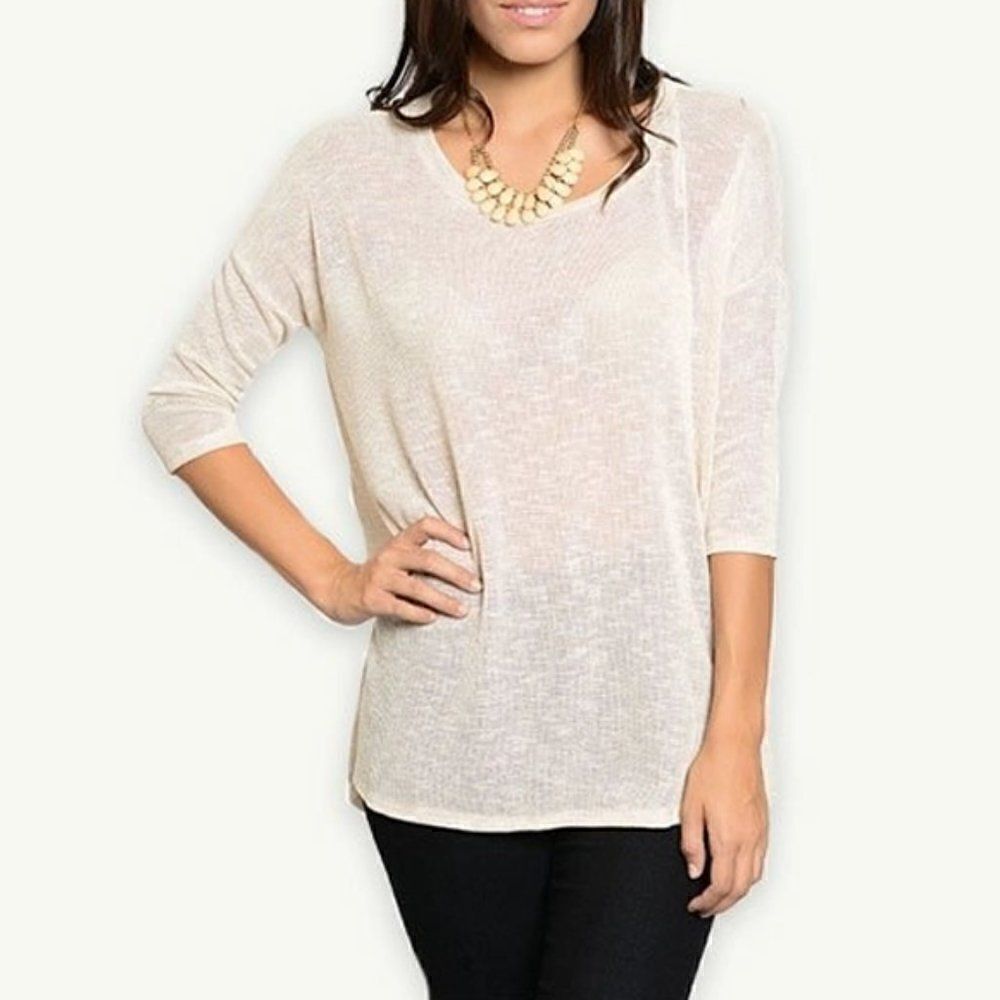 *Clearance* Love in Cream Sweater